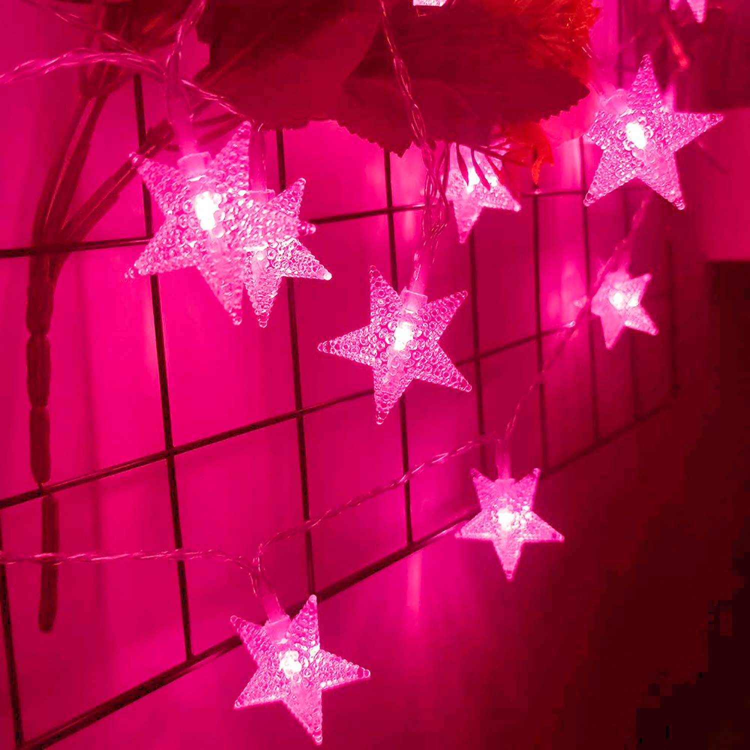 pink light up star